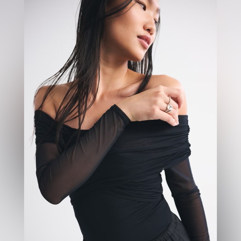 Abercrombie & Fitch Black Bodysuit